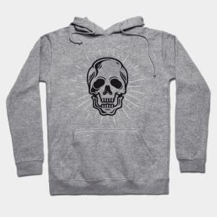 Skull Retro Tattoo Art Style Hoodie